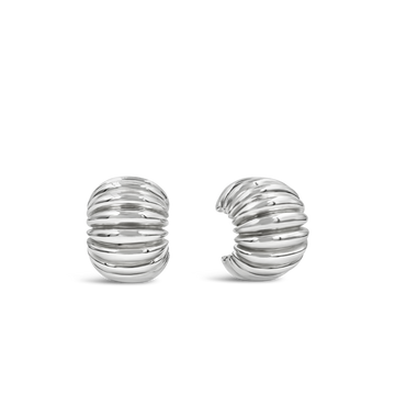 Daphine Clara hoops in silver