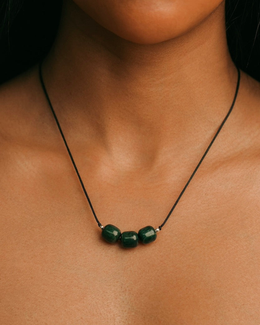 Monikh Dale x Daphine Vol. II. Dale Jade stone Necklace.