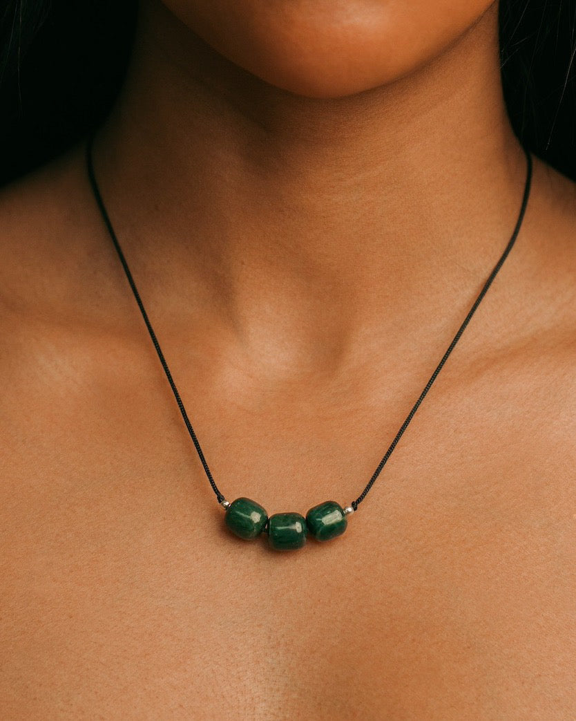 Monikh Dale x Daphine Vol. II. Dale Jade stone Necklace.