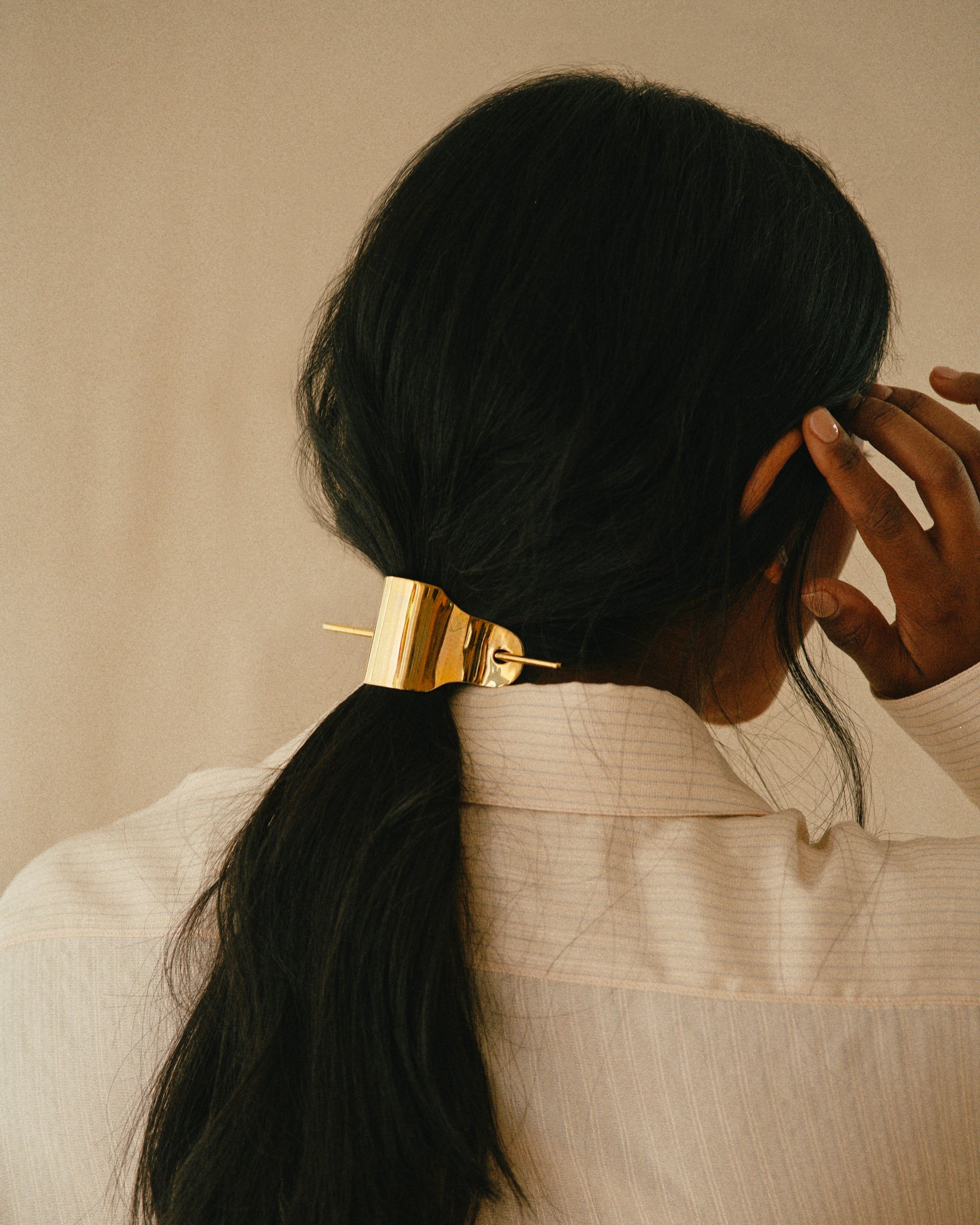 Monikh Dale x Daphine Vol. II. Delhi Gold Plated Hair Cuff.