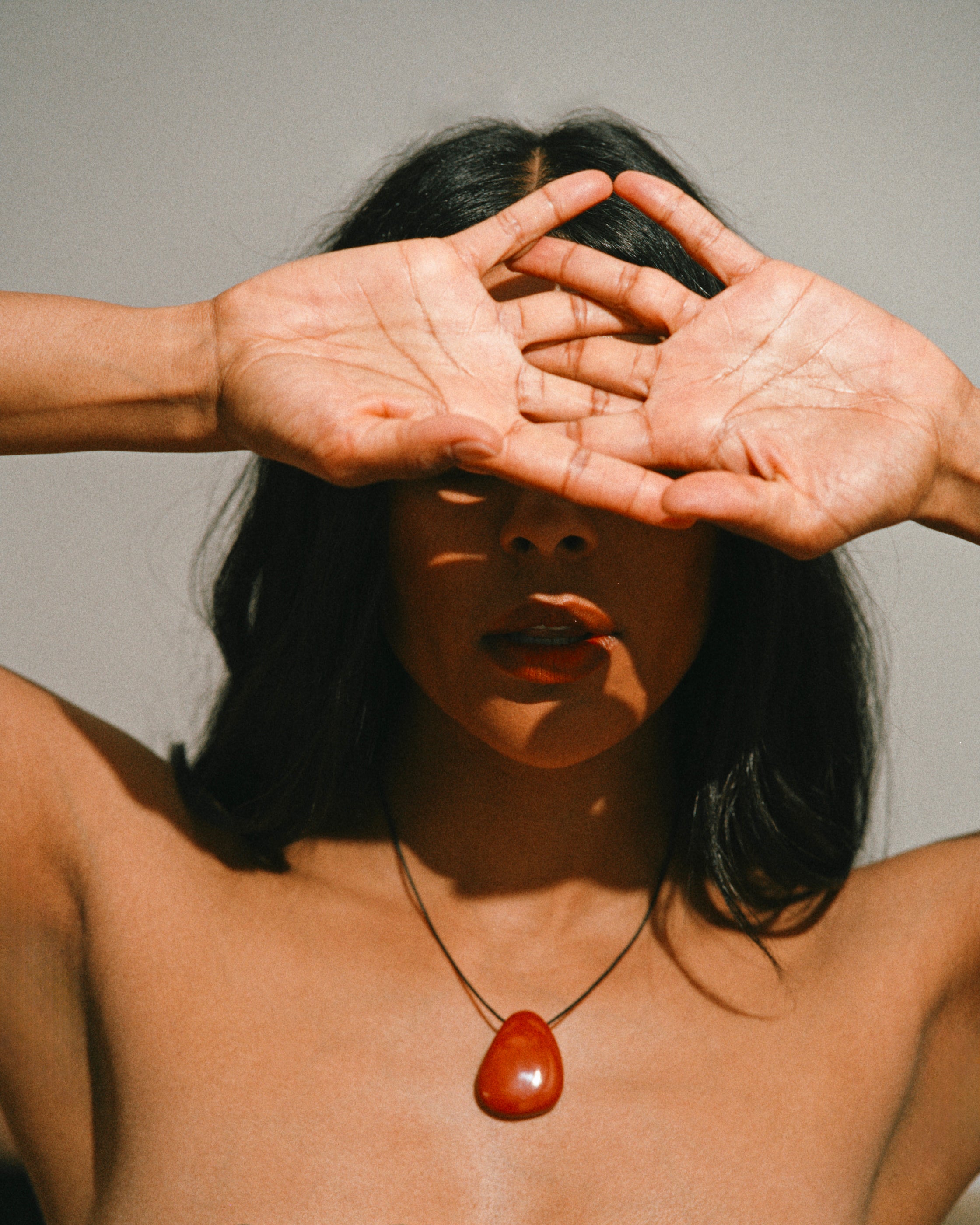 Monikh Dale x Daphine Vol. II. Swin red Jasper Stone Necklace.
