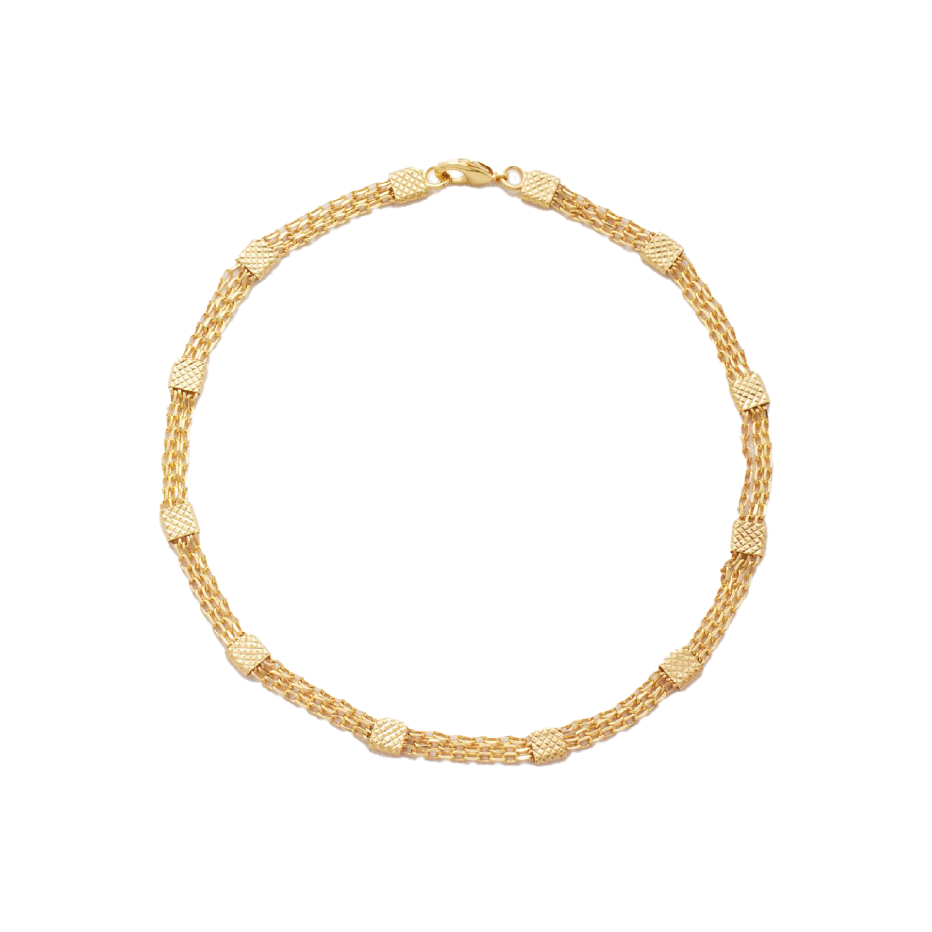 Daphine, Gold Plated Anklet.