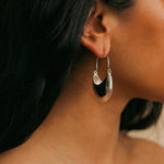 Monikh Dale x Daphine Vol. II. Rochelle Silver Plated Hoop Earrings.