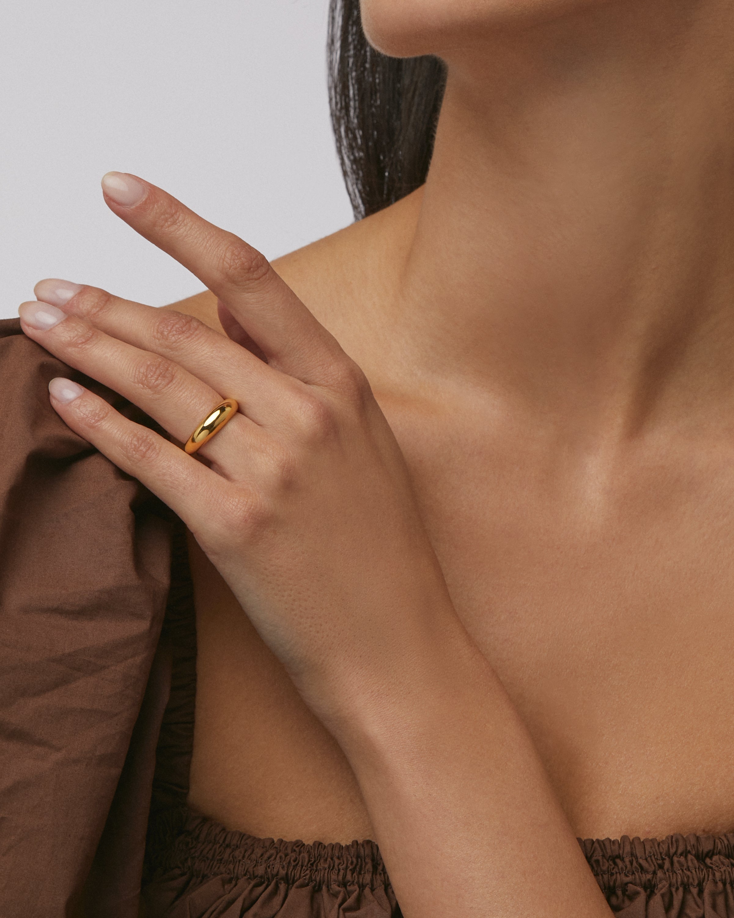 【DAPHiNE】18Kゴールドプレート THIN OLI リング '関税込み' Thin Oli Ring – DAPHINE