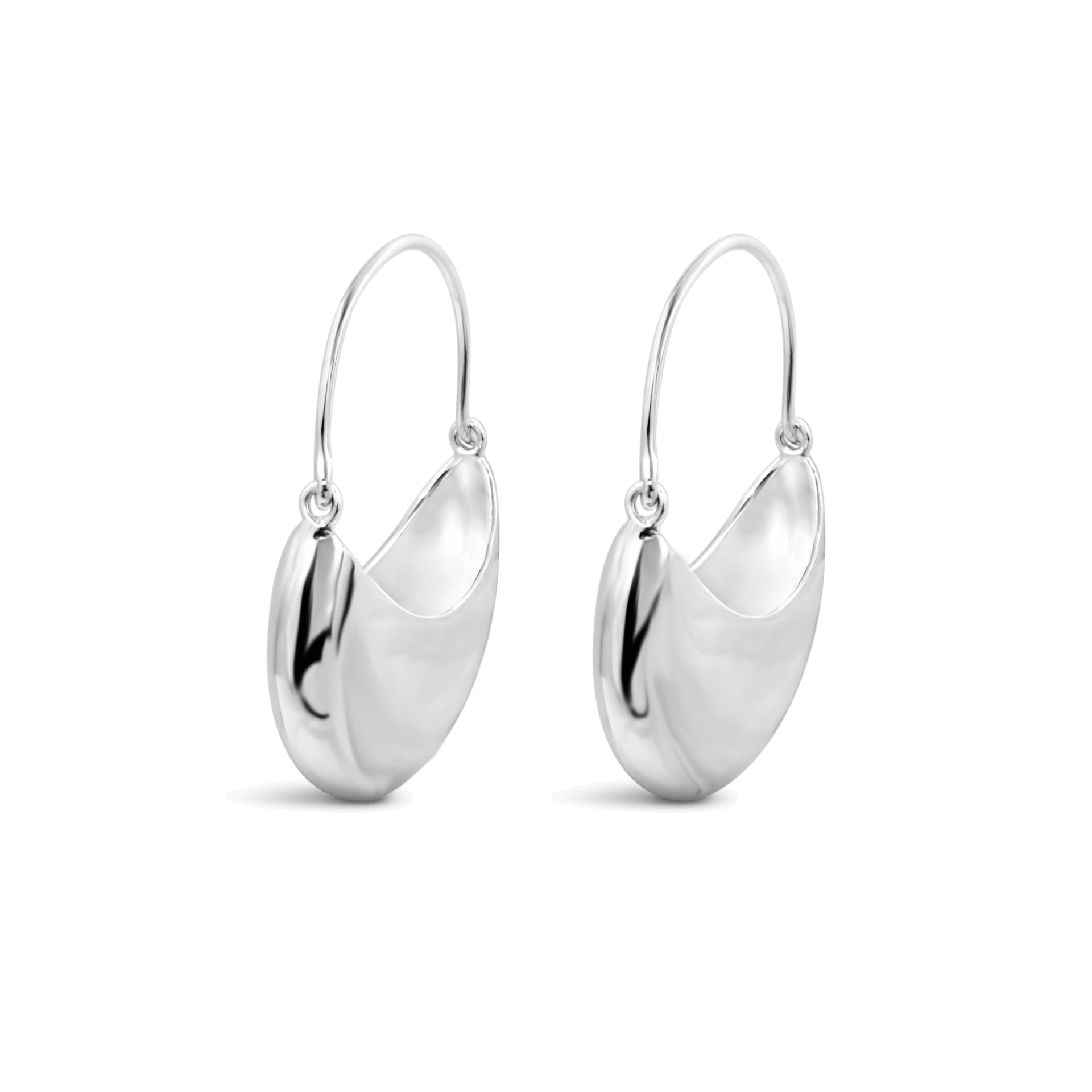 Rochelle Earrings, Silver Plated.