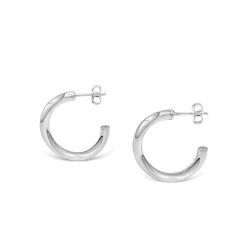 Mona Hoops Silver