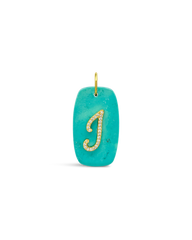 INITIAL STONE CHARM - I