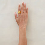 Zoe Ring 18k Gold Dome Ring